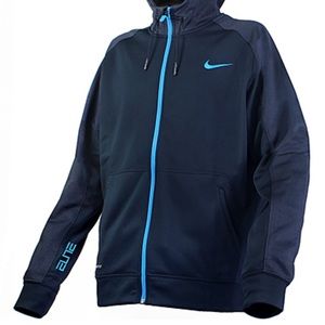NIKE ELITE STRIPE FLEECE FULL ZIP HOODIE